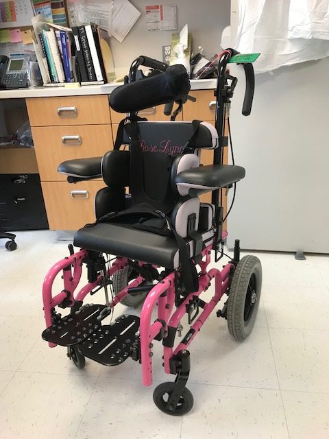 Gizmo tilt in space wheelchair