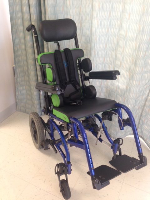 Zippie TS folding manual tilt in space wheelchair, 14" wide