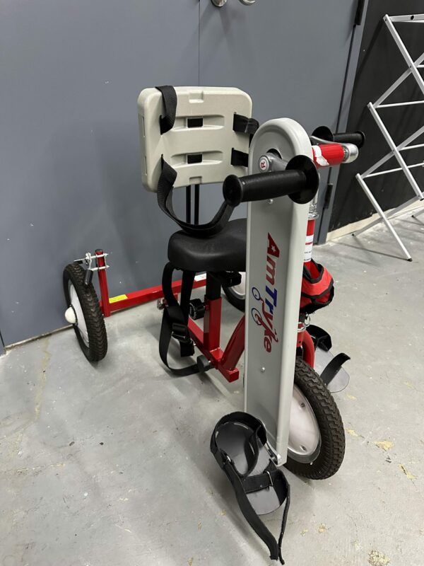 Amtryke Arm and Foot propelled adaptive tricycle, 12" wheel