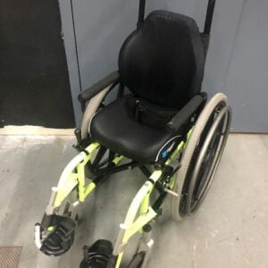 Quickie RX folding manual wheelchair, 12" wide