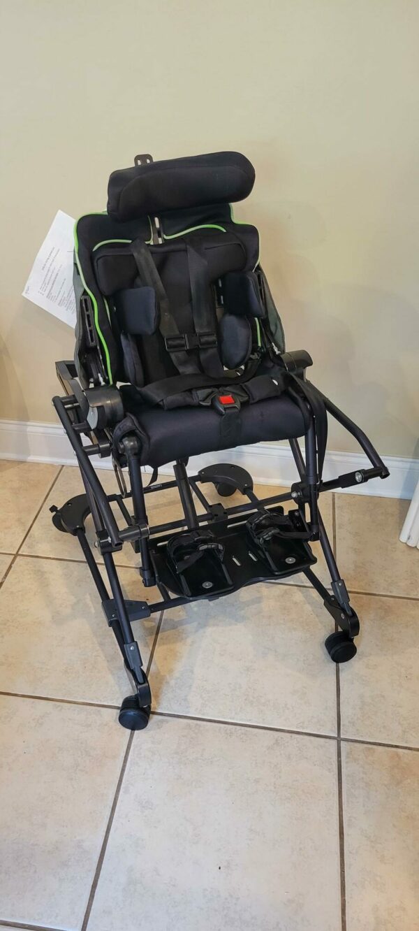 Zippie Voyage Seat with hi/lo indoor base