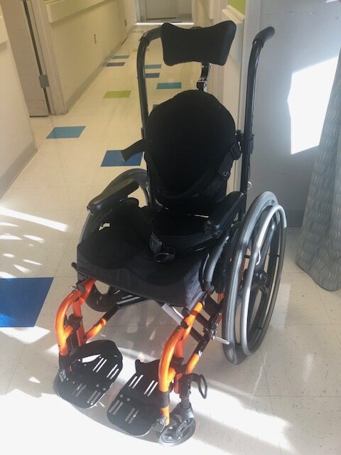Quickie 2 folding frame manual wheelchair, 14" wide
