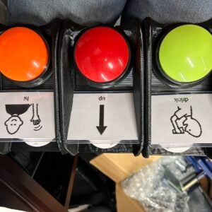 Big Mac Buttons-3 separate/velcroed together