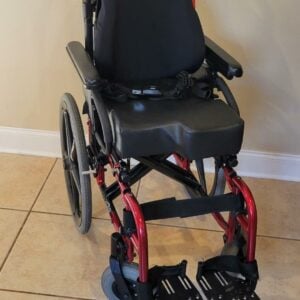 Quickie 2 folding wheelchair, 14" wide