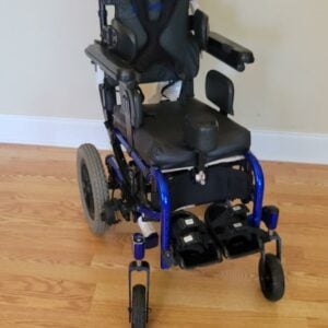 Zippie IRIS rigid frame tilt in space wheelchair, 10" wide