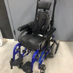 Zippie TS folding tilt in space wheelchair, 12" wide