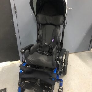 Focus rigid frame tilt/recline manual wheelchair, 16" wide