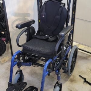 Quickie IRIS tilt in space manual rigid frame wheelchair, 13" wide