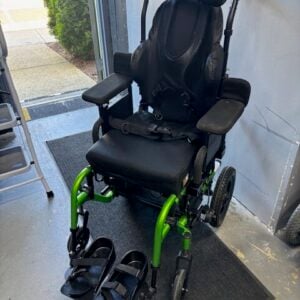 Quickie IRIS rigid frame tilt in space manual wheelchair, 16" wide