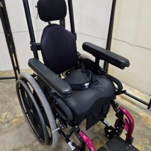 Quickie Zippie 2 manual, folding wheelchair, 12" wide
