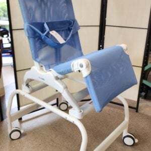 Blue Wave Bath Chair with Shower Stand - Large