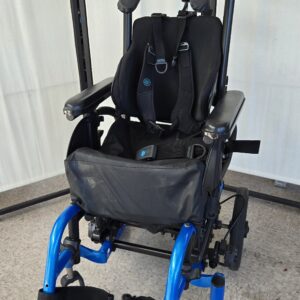 Zippie 'Iris' Tilt-in-Space manual, rigid frame wheelchair, 12" wide