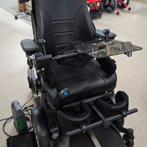 Permobil 'F5 Corpus' power wheelchair/stander, 18" wide