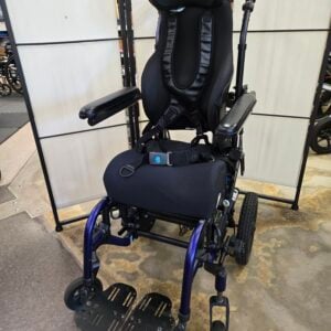 Quickie 'Iris' Tilt-in-Space, Rigid Frame, Wheelchair - 14" Wide