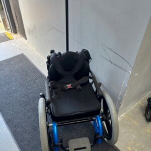Quickie Kidz rigid frame wheelchair, 12" wide