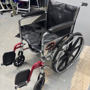 Standard Folding manual wheelchair, 18" wide