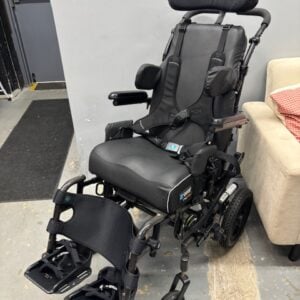 Quickie IRIS rigid frame tilt in space wheelchair, 16" wide