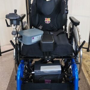 Ti-Lite Aero Folding wheelchair w/ Alber Power E-fix wheels, 15" wide