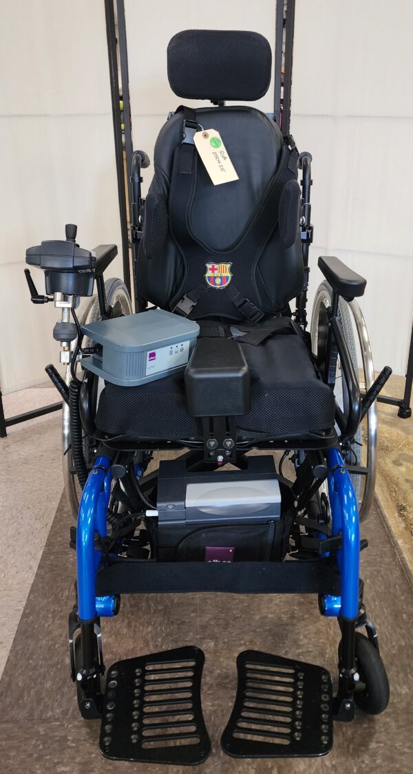 Ti-Lite Aero Folding wheelchair w/ Alber Power E-fix wheels, 15" wide
