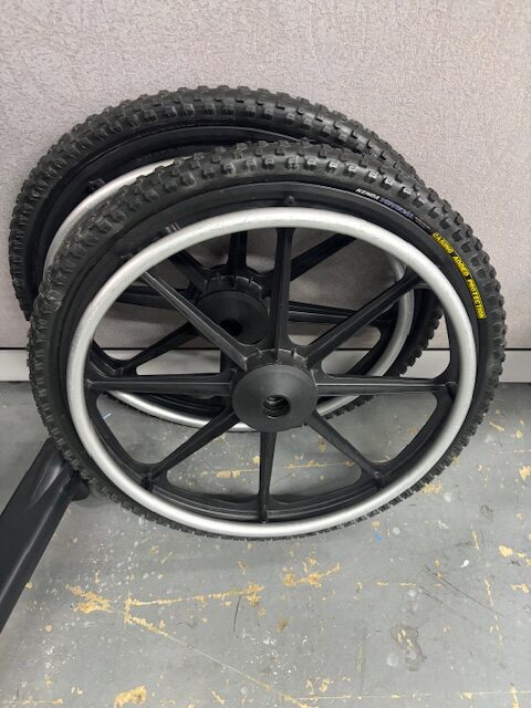 All-Terrain wheels, 22" diameter