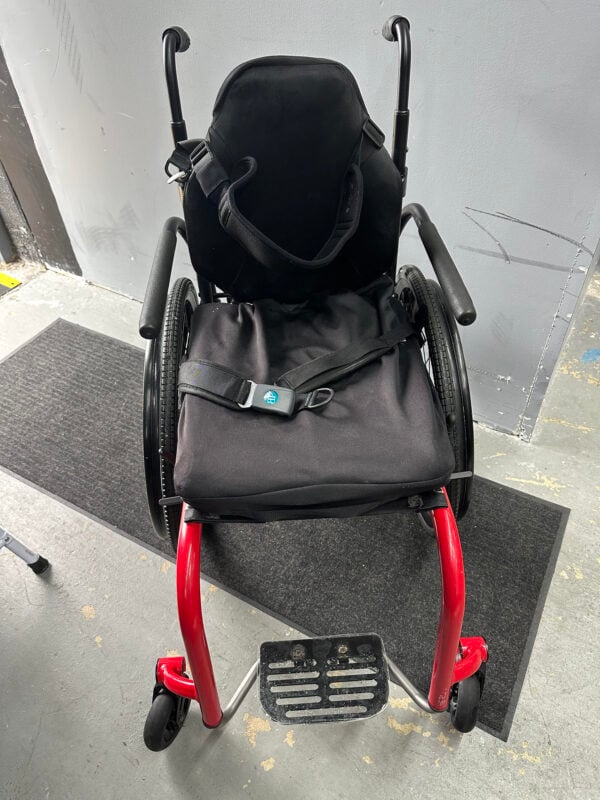 Ti Lite AeroZ rigid frame manual wheelchair, 16" wide