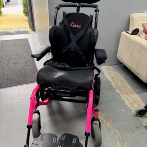 Quickie IRIS rigid frame tilt in space wheelchair, 16" wide