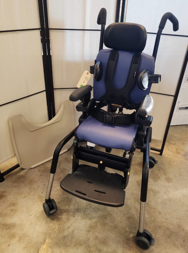 Rifton Activity Chair size small on Hi/Lo Base; tilt in space