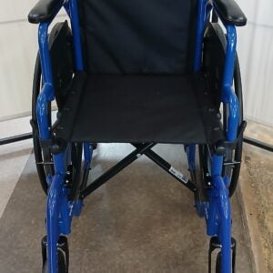Drive Blue streak standard manual folding wheelchair, 16" wide
