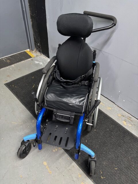Ki Clik rigid frame manual wheelchair, 12" wide