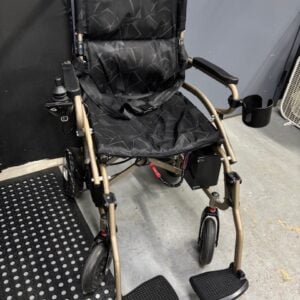 Lightweight Folding Power wheelchair, 17" wide
