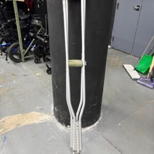 Aluminum Underarm Crutches, 5'10" to 6'6" tall