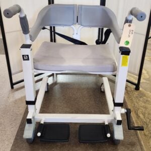 Whitehouse Portable Patient Lift Chair- Shower chair w/potty Transport