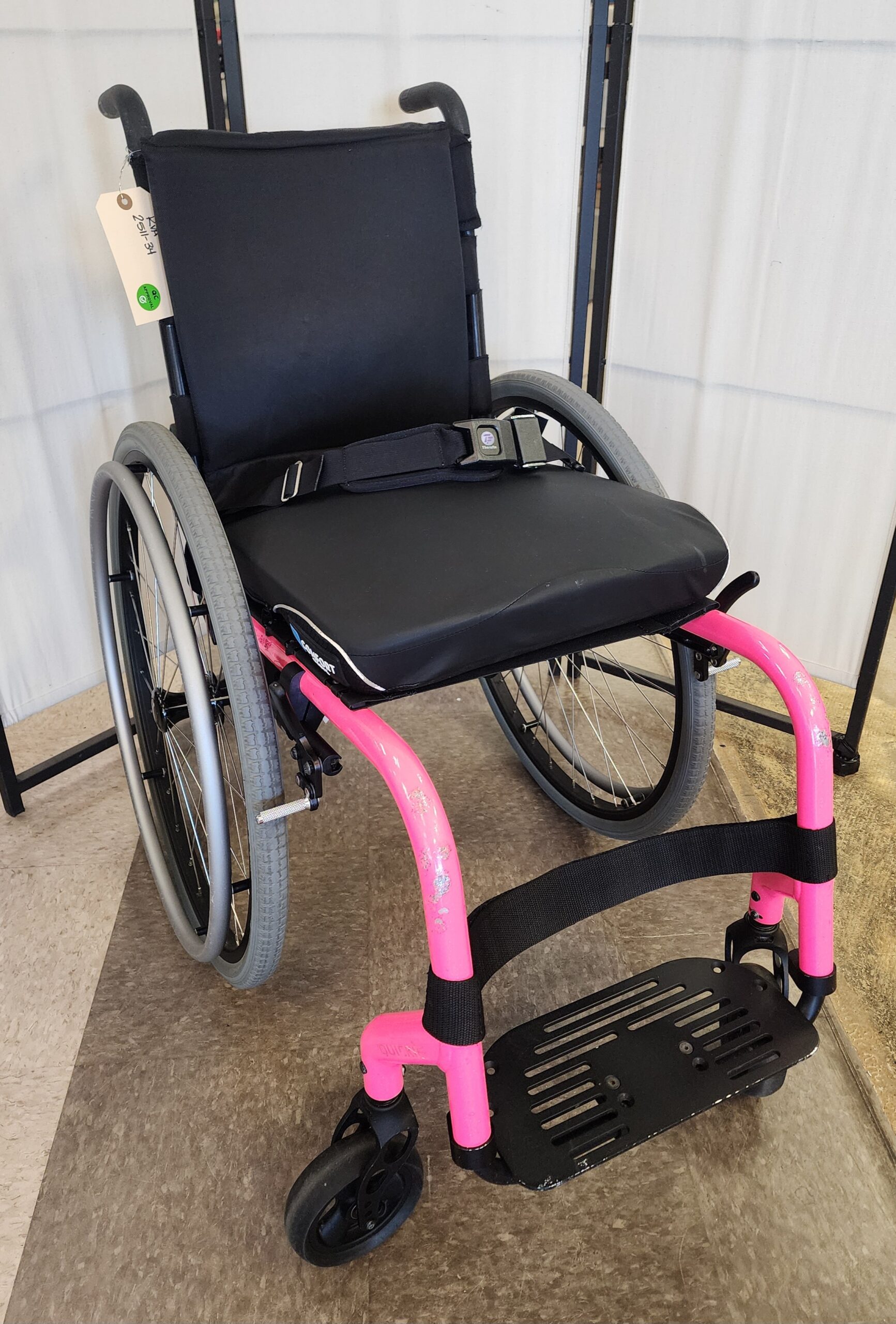 Quickie 5R lightweight rigid frame wheelchair - 15"