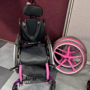 Ki Clik rigid frame manual wheelchair, 14" wide