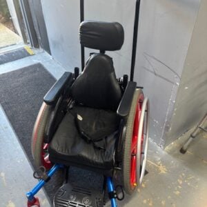 TiLite Pilot rigid frame wheelchair, 12" wide