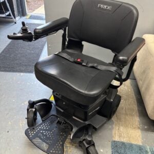 Pride GoMed power wheelchair, 19" wide