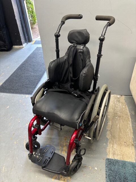 Zippie X'Cape folding manual wheelchair, 12" wide