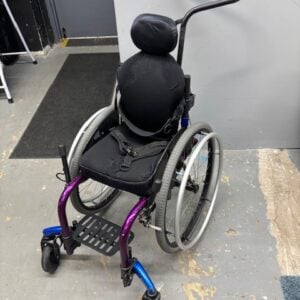 Ki Clik rigid frame manual wheelchair, 12" wide