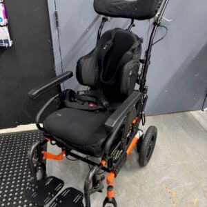 Quickie IRIS rigid tilt in space wheelchair, 16" wide