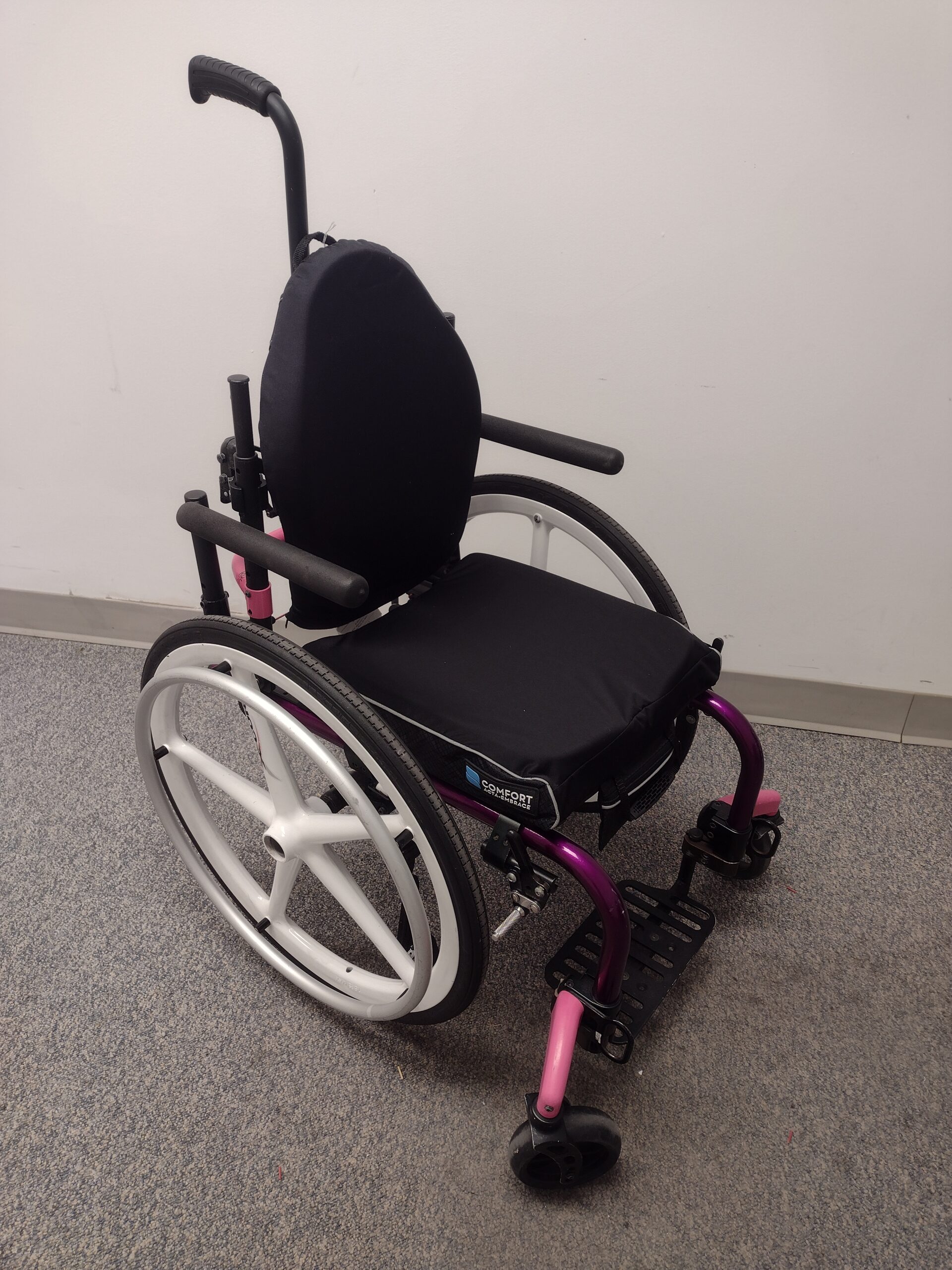 Ki Mobility Little Wave "Clik" Rigid Manual Wheelchair, 14" wide