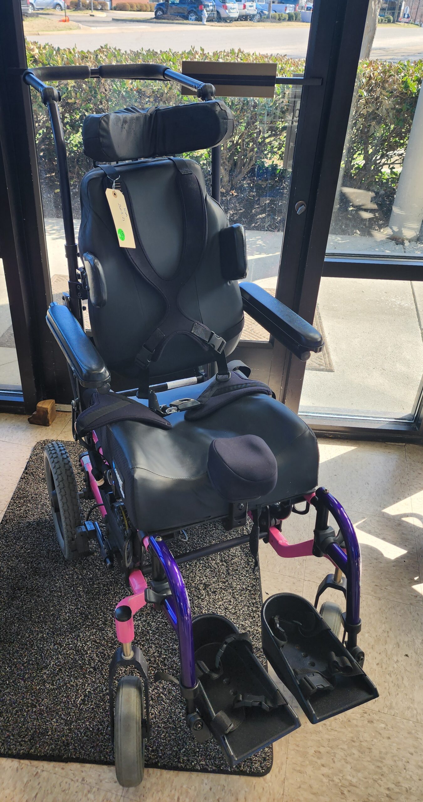 Quickie Iris Tilt in space wheelchair 14" rigid frame