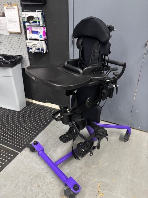 Easystand Bantam sit to stand stander, size small with supine option