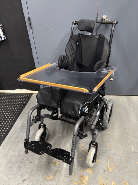 Ki Focus Tilt in Space rigid frame manual wheelchair, 16" wide
