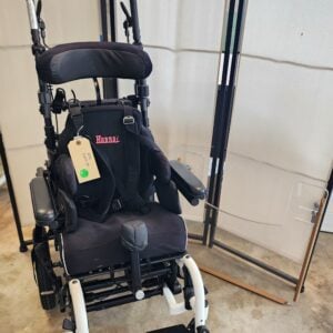 Sunrise Zippie Iris Tilt in space manual wheelchair-rigid frame 12"