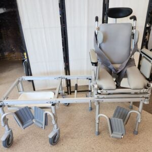Nuprodx Multi chair 6000 tilt in space shower commode and tranfer system