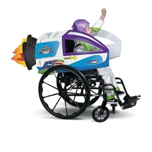 Disney Buzz Lightyear's Spaceship wheelchair wrap