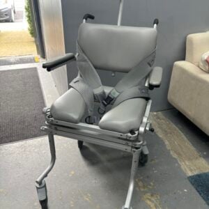 Nuprodx rolling shower chair, 20" wide