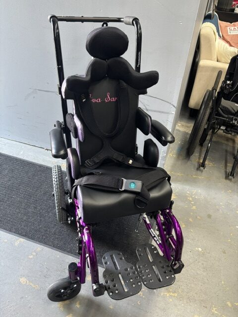 Freedom Designs NXT folding tilt in space manual wheelchair, 14" wide