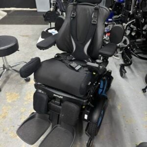 Permobil F3 power wheelchair, 17" wide