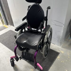 Ki Clik rigid frame manual wheelchair with right one arm drive, 15" wide